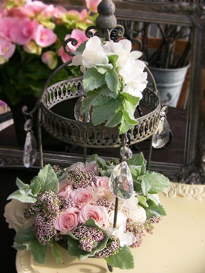 アンティークプリザートフラワー