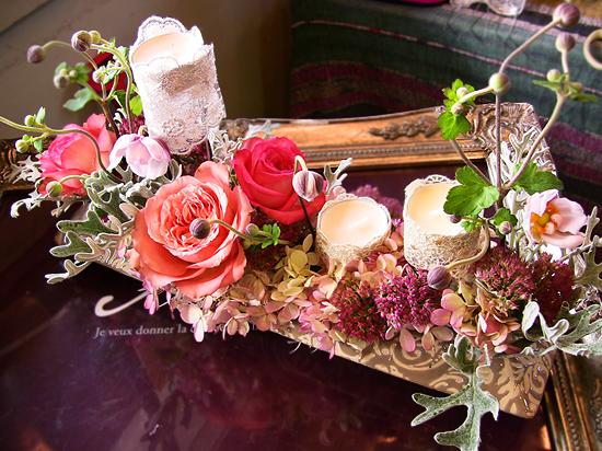 キャンドルアレンジ【結婚記念日・誕生日に】