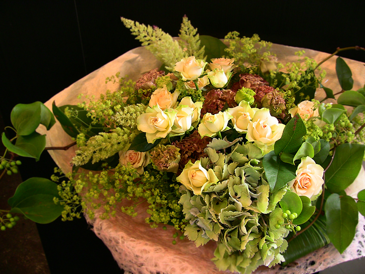 サマーグリーンのアレンジメント