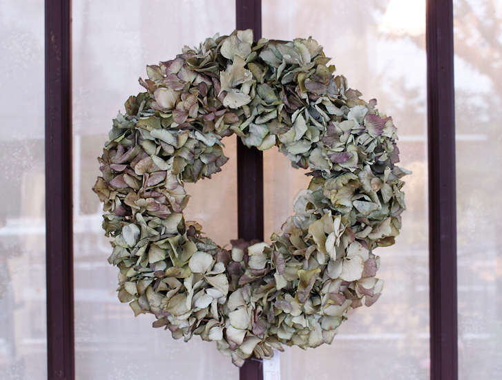 アースカラーが素敵!ドライリース【プレゼントにもご自宅用にも】